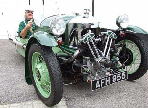 Morgan 1937 Matchless in two-tone green.