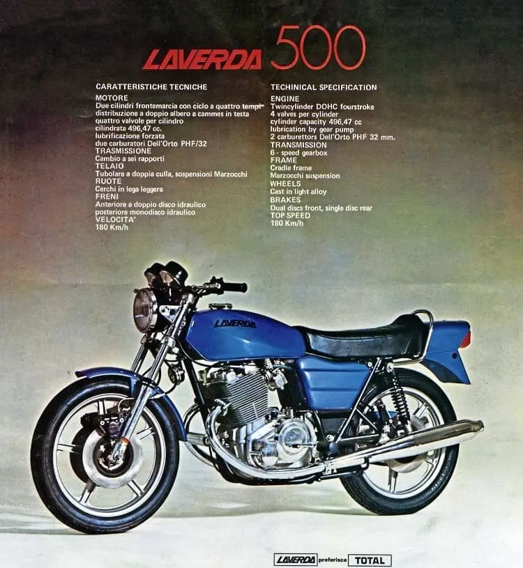 Laverda Alpino 500 brochure