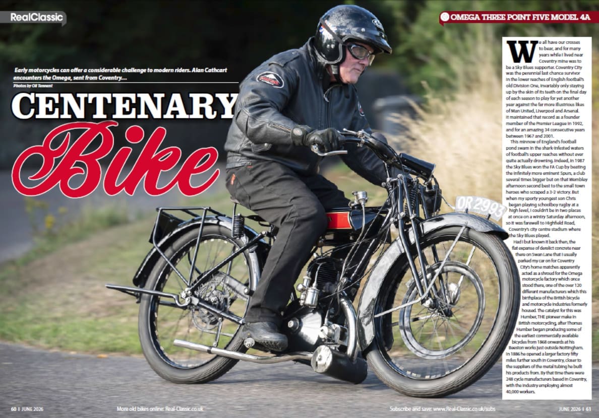 Omega pioneer motorcycles