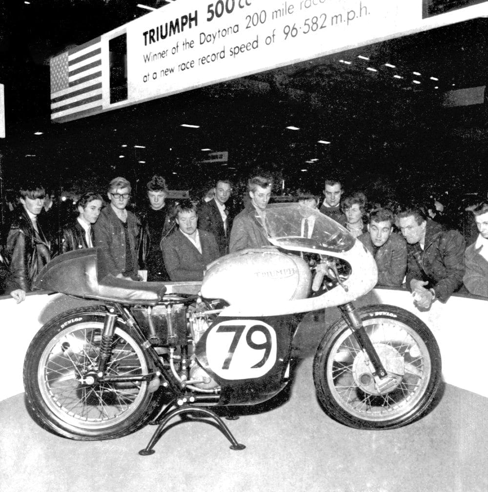 Buddy Elmore's Daytona winning Triumph racer.
