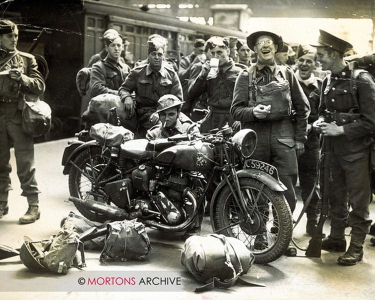 July 1940; men from the second BEF, back after the evacuation from France. Photo: Mortons Archive.