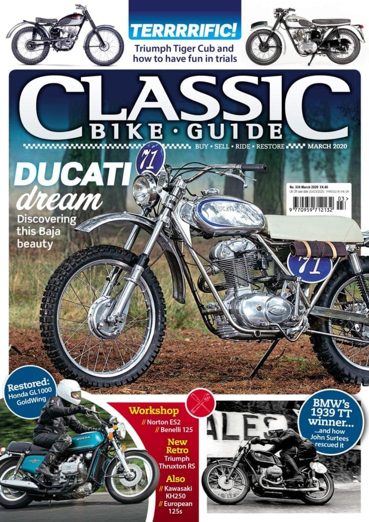 Classic Bike Guide March cover