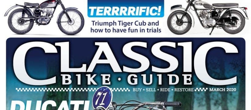 Classic Bike Guide March cover