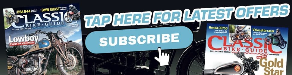 Subscribe to Classic Bike Guide Magazine