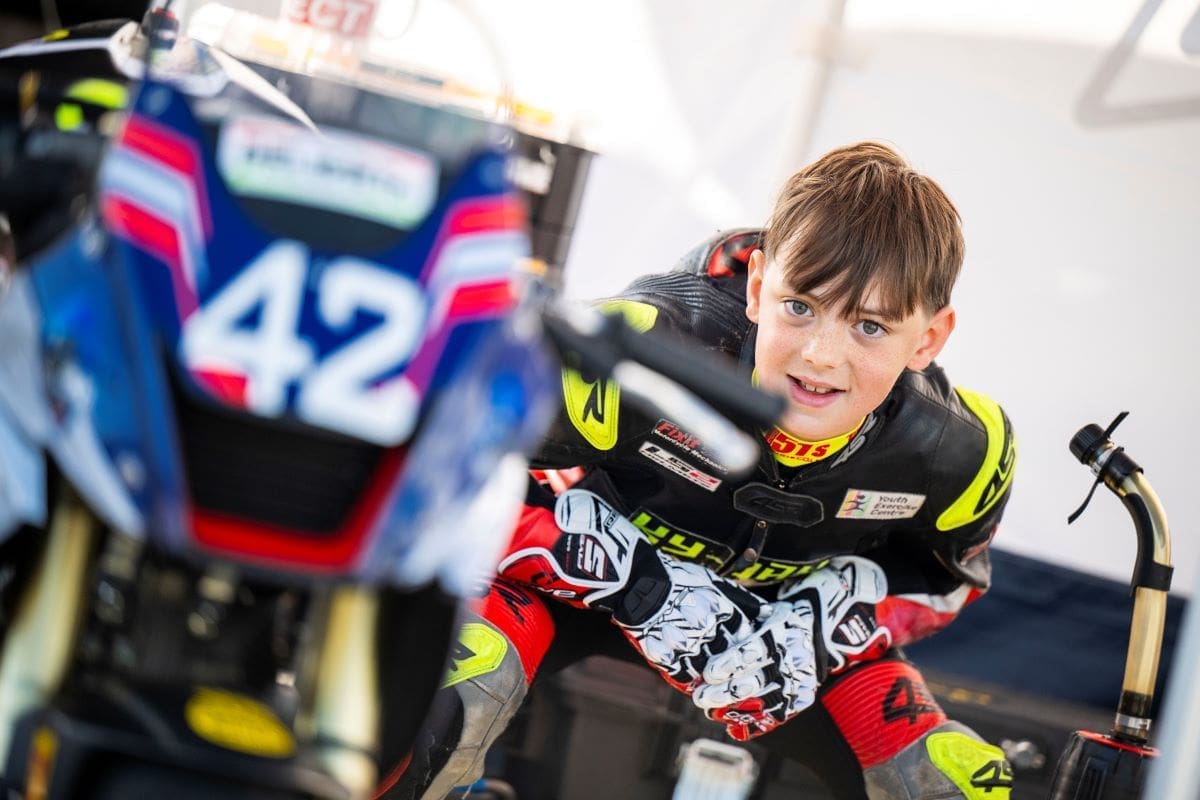 Meet the Future of Racing: Thorley Trevorrow at the Bristol Classic MotorCycle Show