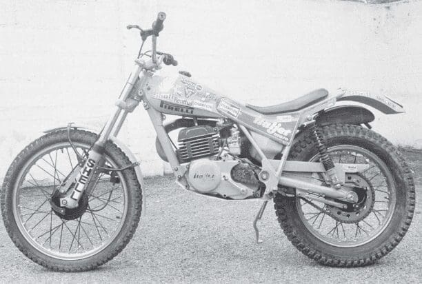 Testing the Italjet JT350 trials motorcycle