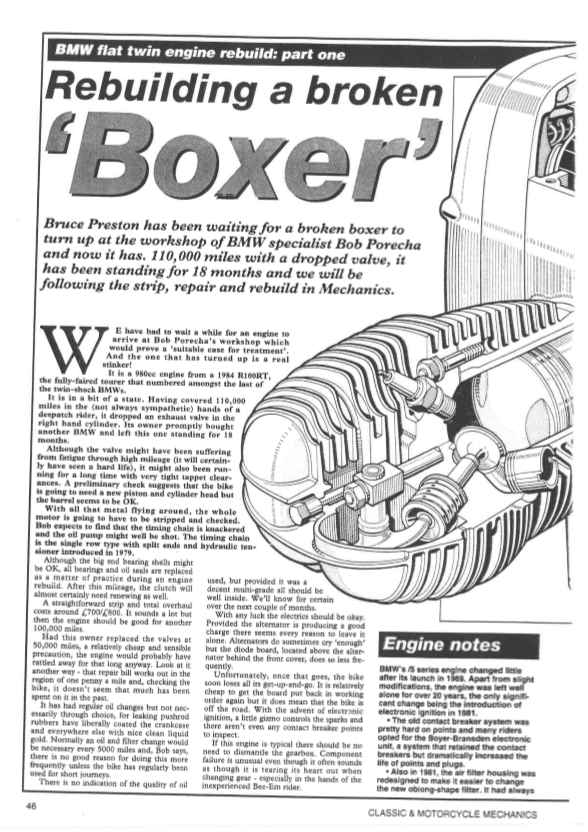 BMW Boxer Rebuild