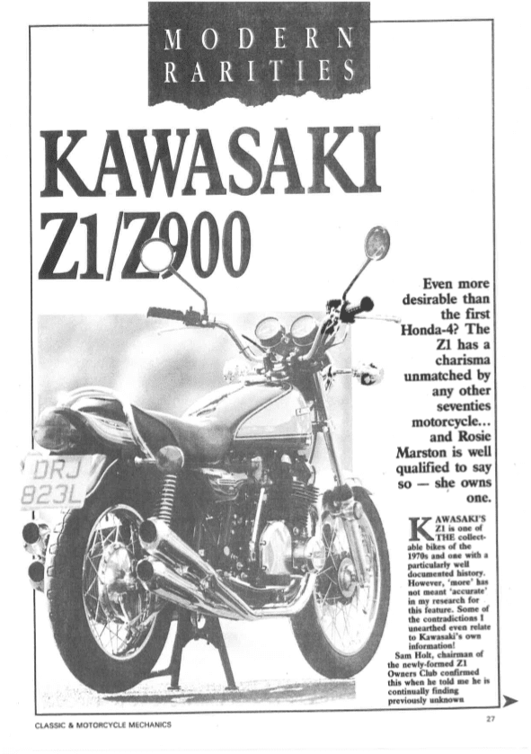Kawasaki Z1/Z900