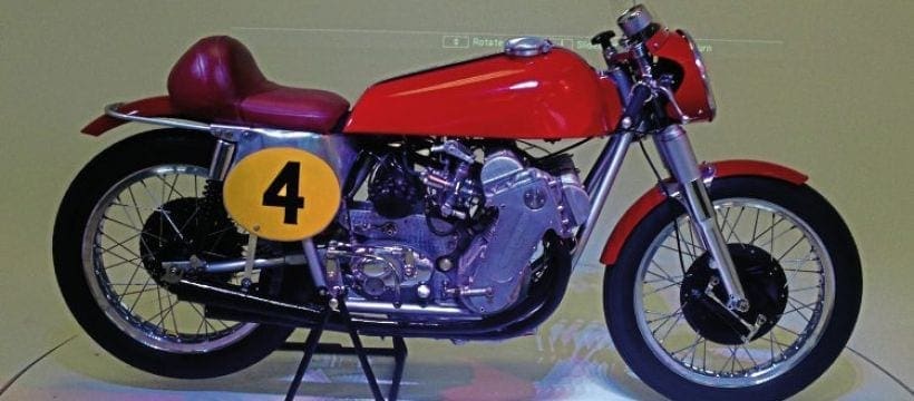 Marsh four on display at the National Motorcycle Museum