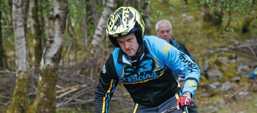 Lad like dad at Pre-65 Scottish Two Day Trial