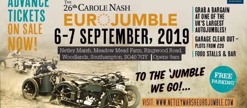 The 26th Carole Nash Eurojumble is one not to miss