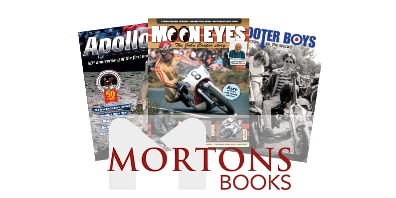 Mortons books: Moon eyes, Apollo, Scooter Boys.