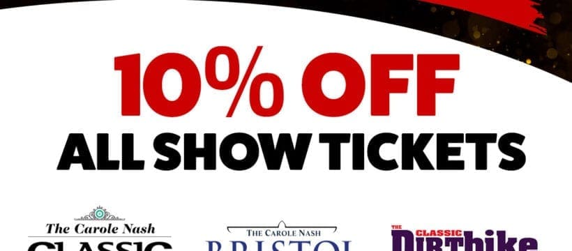 Black Friday sale: 10% off ALL show tickets!