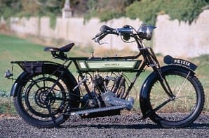 One to ride: Royal Enfield V-twin,1913