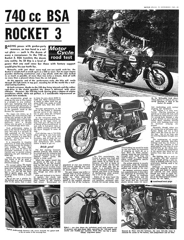 BSA ROCKET 3 740 cc – 1968 – PDF Download
