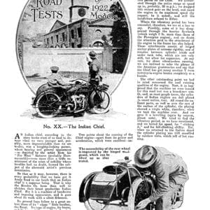 Indian Chief 1922 Model - Road Test - PDF Download