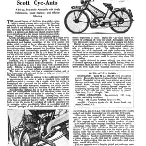 Scott Cyc-Auto 98cc 1950 - PDF Download