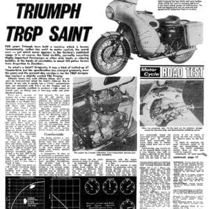 Triumph TR6P Saint 649cc 1970 - PDF Download