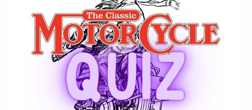 The Classic MotorCycle Quiz