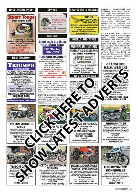 Click here to view classifieds
