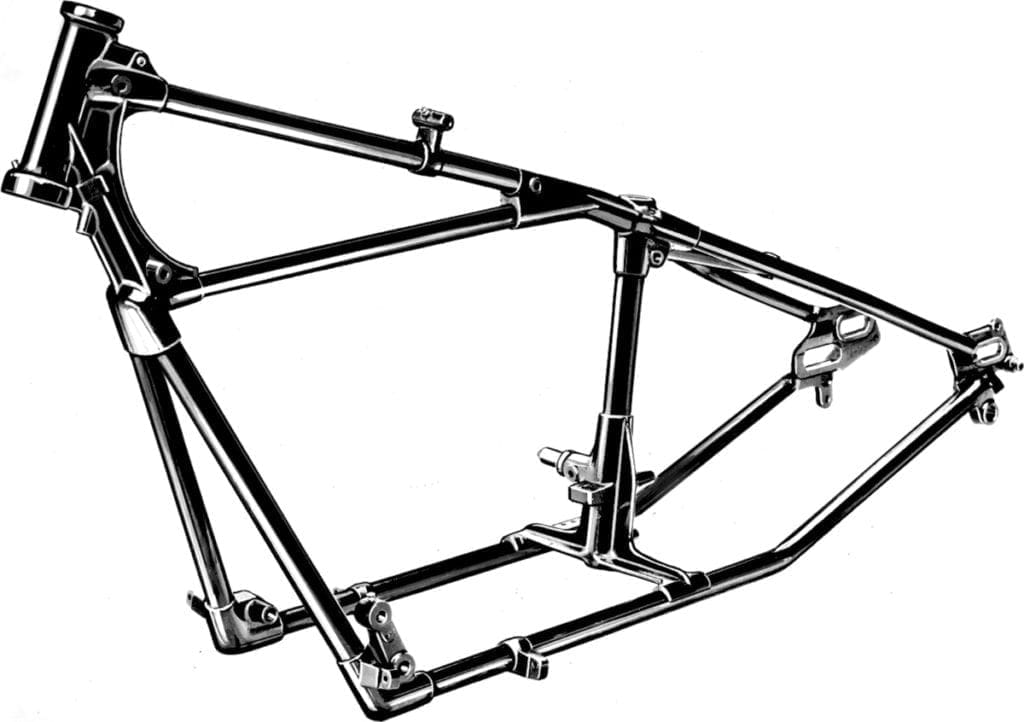 Indian Scout bike frame