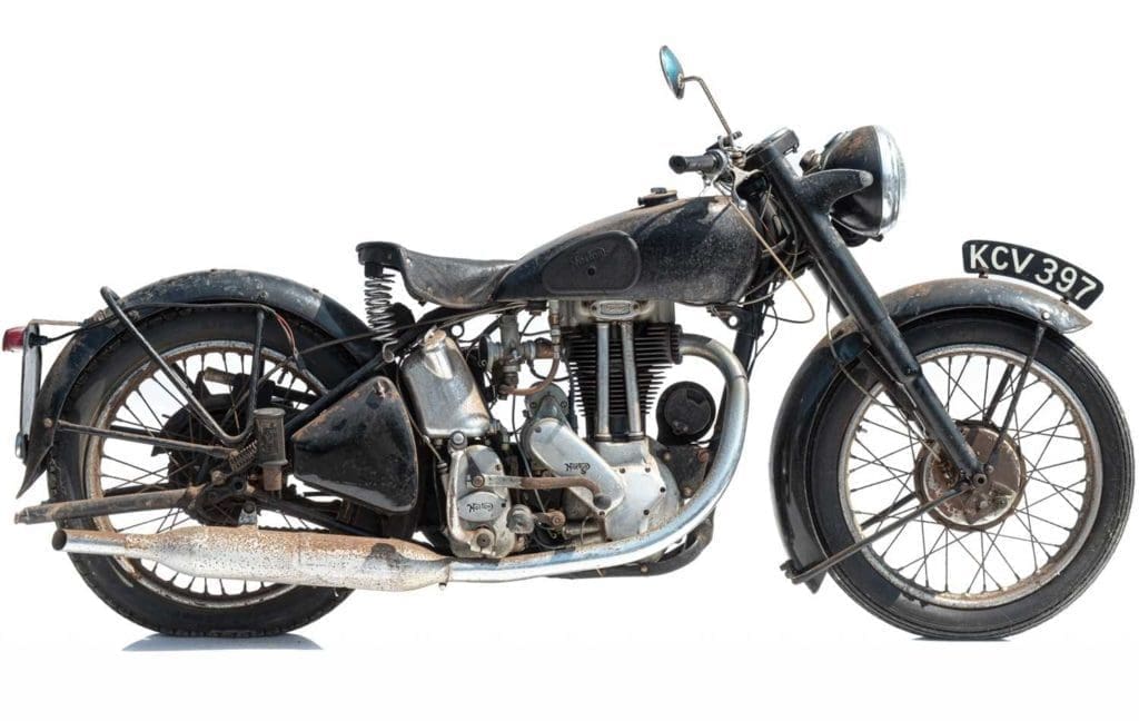 Norton Model 18 500cc motorcycle, circa 1947