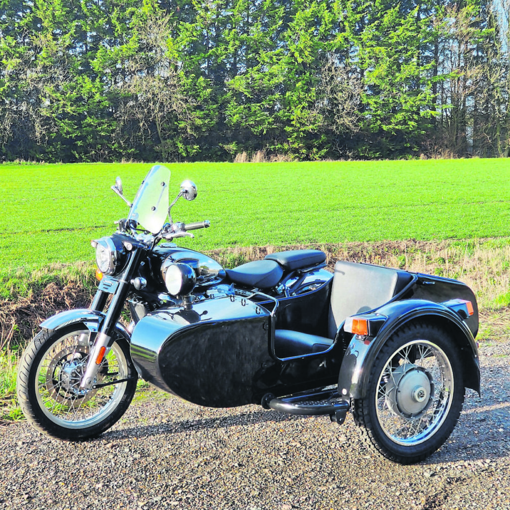 Royal Enfield with a Ural Sidecar