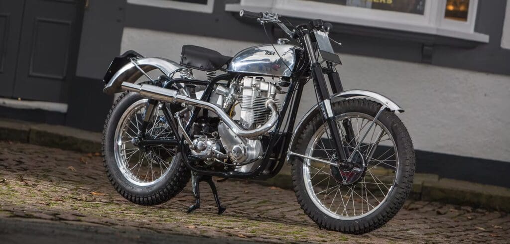 Photo: Gary Chapman. BSA B32A Competition restored by R A Jones Classic motorcyles 2015:16