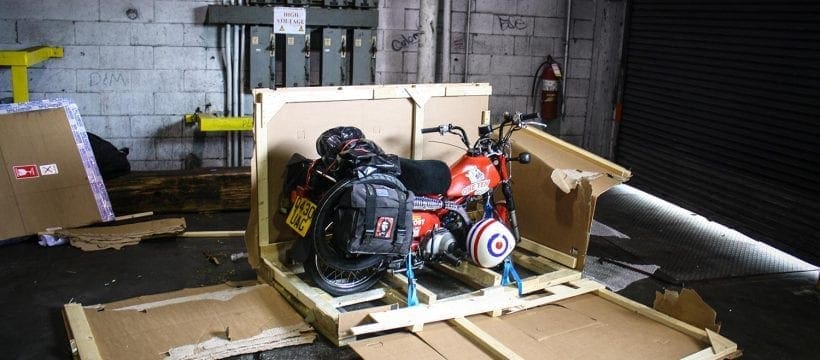MOTORCYCLE TOURING: How to freight your bike for an overseas adventure