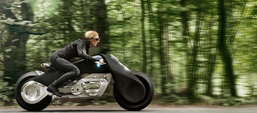 BMW’s future vision of an uncrashable motorcycle