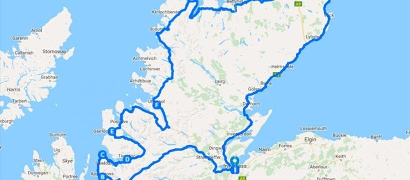 NC500: Ride Scotland’s North Coast 500 | Downloadable .gpx sat-nav maps