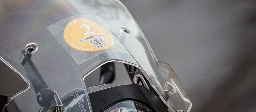 Motorcycles must display Crit’Air stickers to ride in France