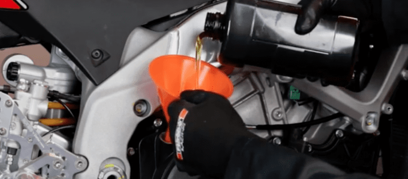 How to change motorcycle oil and filter with Champion