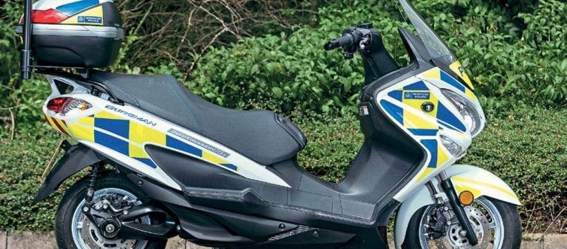 Metropolitan Police launch trial of hydrogen powered Suzuki Burgman