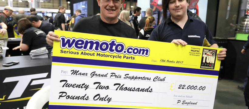 Wemoto’s Jurby T-shirts raise £22,000 for MGP Helicopter Fund