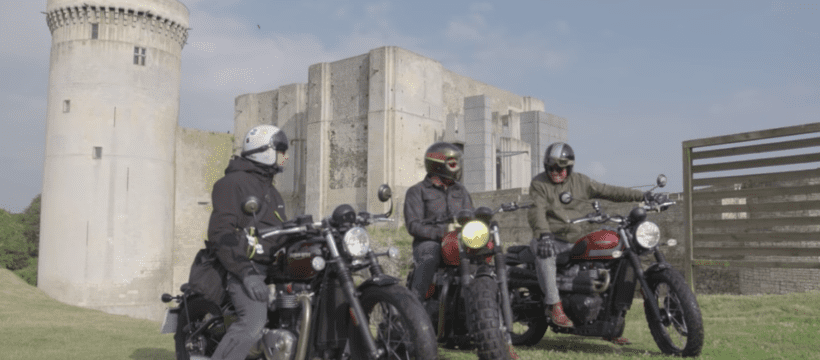 VIDEO: Charley Boorman and mates ride to France on Triumphs