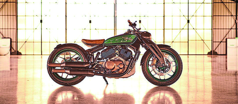 Take a look at Royal Enfield’s 834cc bobber concept