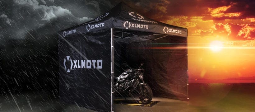 XLmoto’s ‘easy-up’ RACE tent. NEARLY half price.