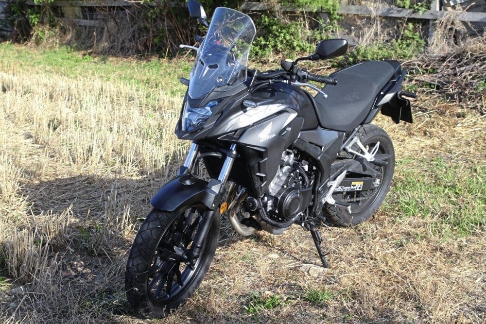 Testing the Honda CB500X at Motorcycle Sport & Leisure