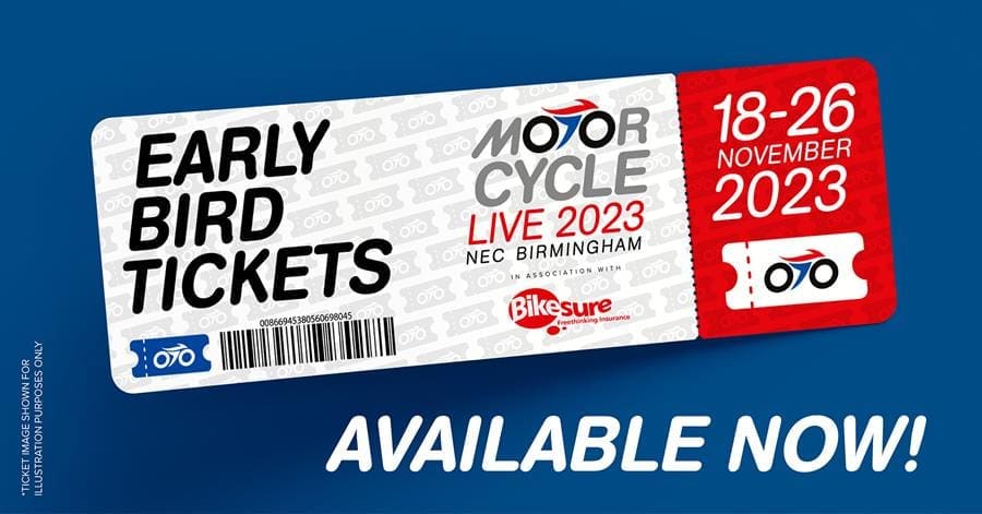 Motorcycle Live: Early Bird tickets on sale now!
