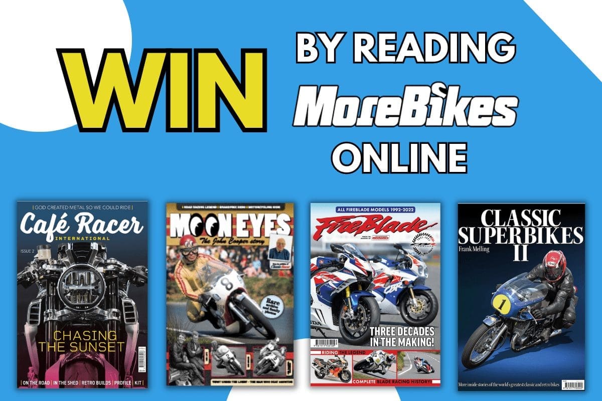 WIN a book bundle worth over £36 by reading MoreBikes online!