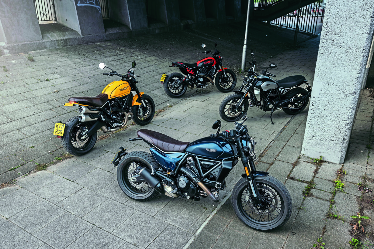 Ducati Scramblers – Meeting and test riding the Next Gen Family