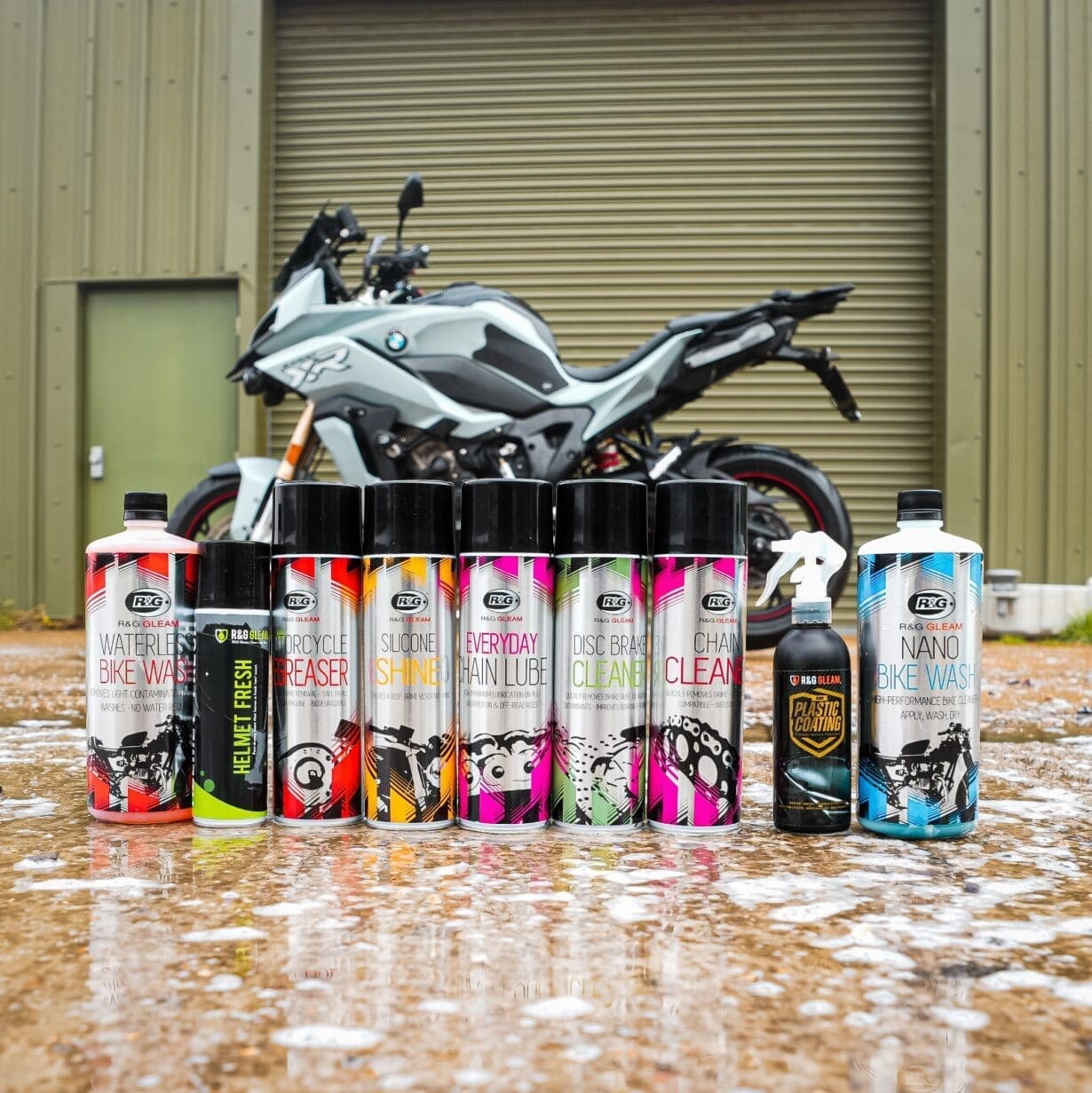 Make your bike shine with R&G Gleam!