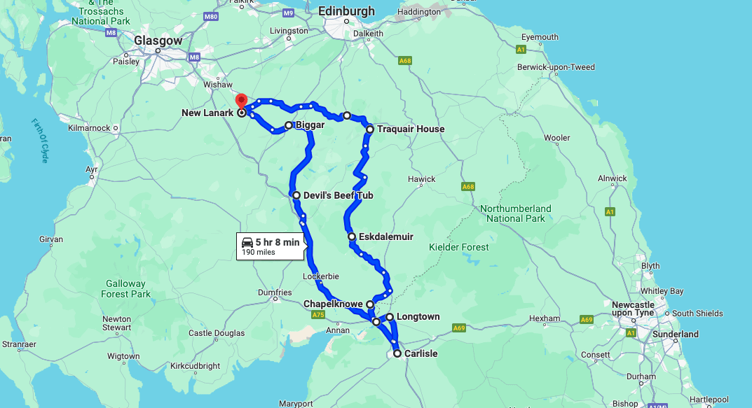 Scottish borders, Dumfries & Galloway (Day Ride Issue 767)