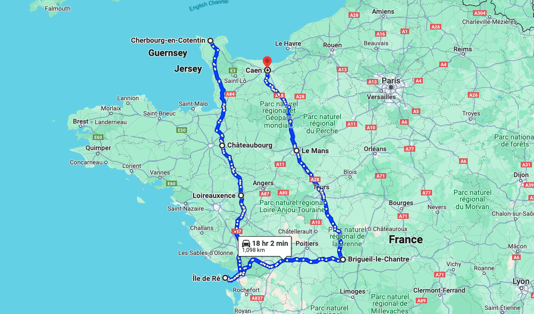 Western France, Cherbourg, Rochelle and Le Mans (Mid Ride Issue 767)