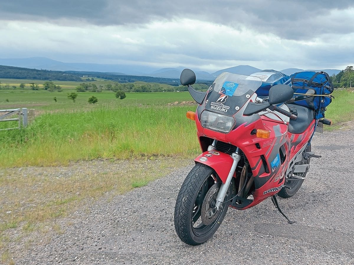 1000 miles in 24 hours on a £400 Suzuki GSX600