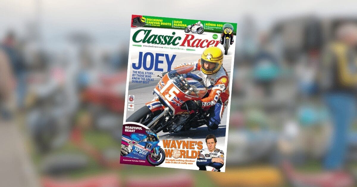 Step back in time with a snippet of the Classic Racer magazine