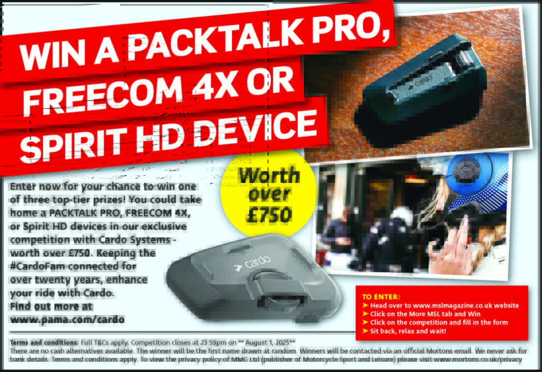 WIN a Packtalk Pro, Freecom 4X or Spirit HD devides