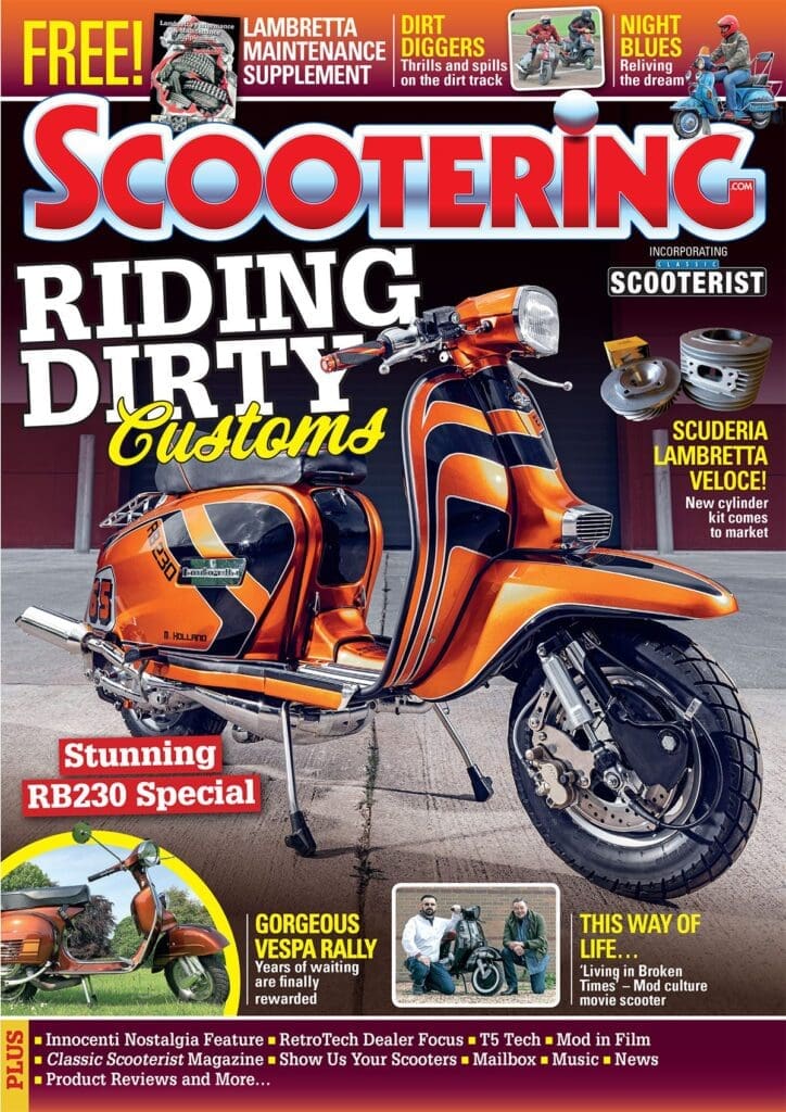 Scootering Magazine Cover - August 2021