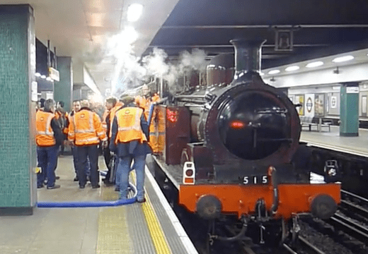 Steam on the Metropolitan railway tunnels